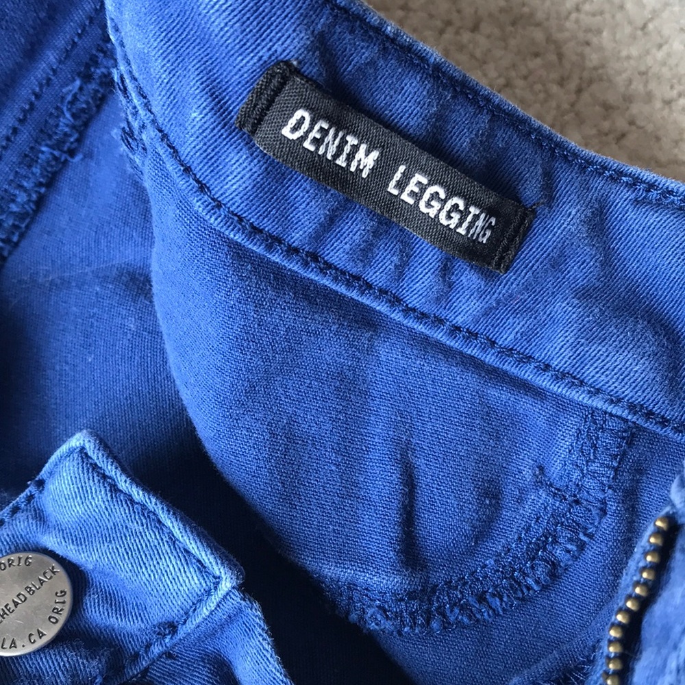 Denim legging
